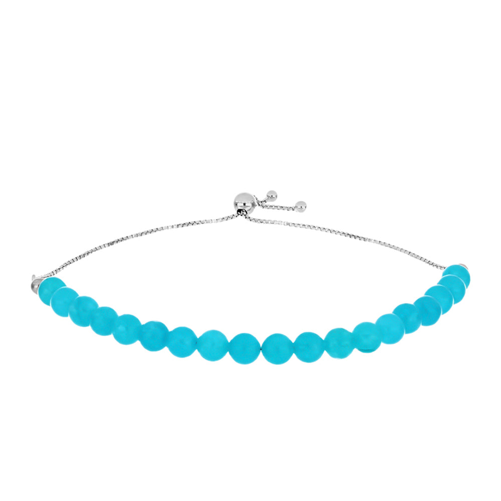 Silberarmband mit Paraiba Quarz 1 