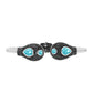 Silberarmreif mit Paraiba Quarz