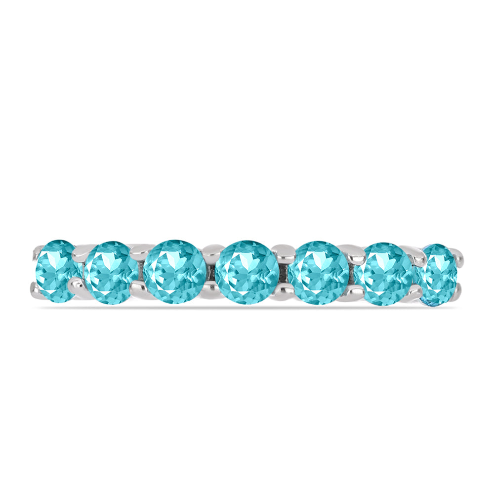 Silberring mit Paraiba Quarz