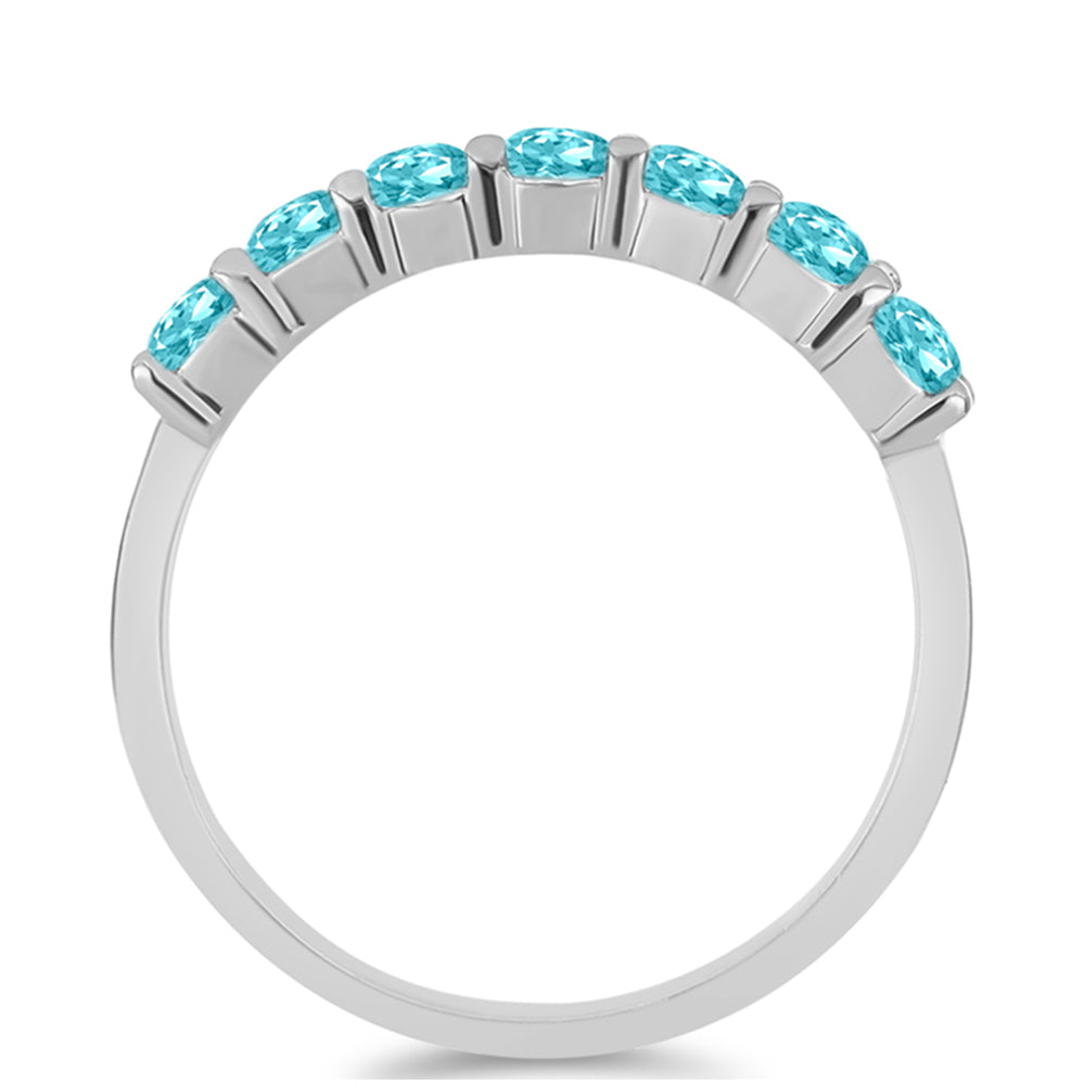Silberring mit Paraiba Quarz