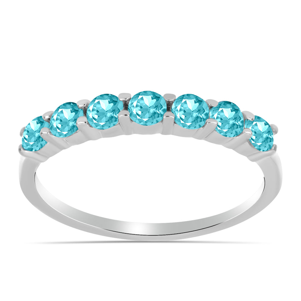 Silberring mit Paraiba Quarz 1 