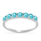 Silberring mit Paraiba Quarz