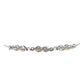 Silberarmband mit Champagnerfarbenem Moissanit