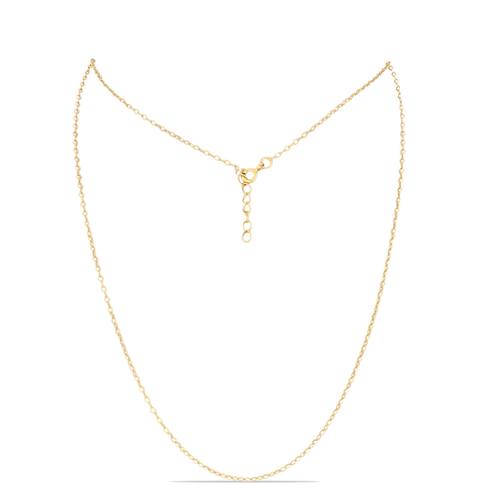 Goldplattierte Silberhalskette