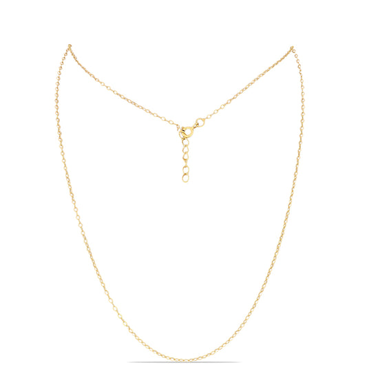 Goldplattierte Silberhalskette