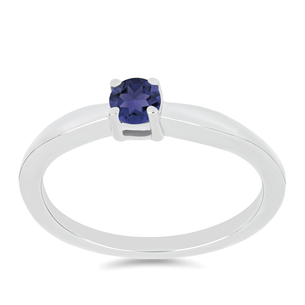 Silberring mit Iolith 3 