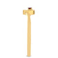 Goldplattierter Silberring mit rotem Diamant