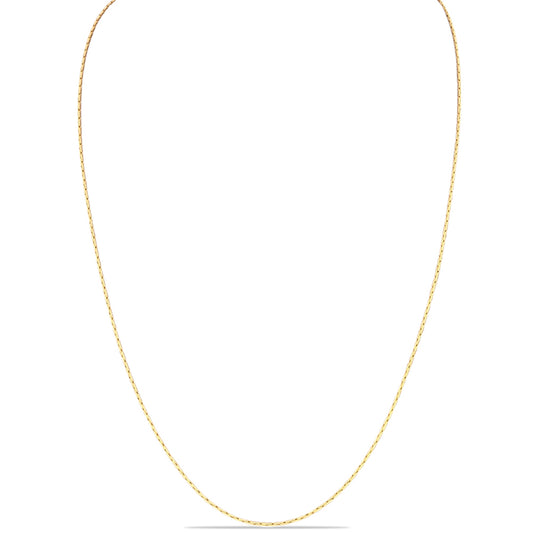 Goldplattierte Silberhalskette