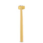 Goldplattierter Silberring mit blauem Diamant