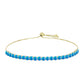 Goldplattiertes Silberarmband mit äthiopischem Paradiese-Opal