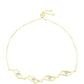 Goldplattiertes Silberarmband mit weißem Diamant
