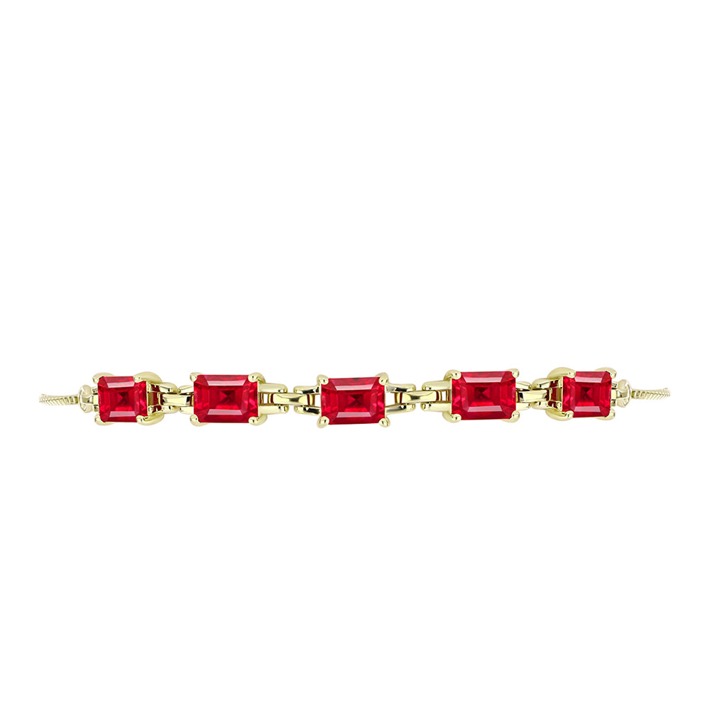 Goldplattiertes Silberarmband mit rotem Achat 2 
