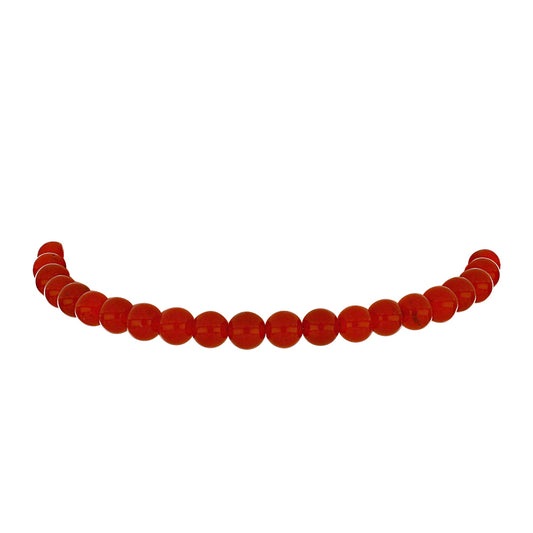 Goldplattiertes Silberarmband mit rotem Achat