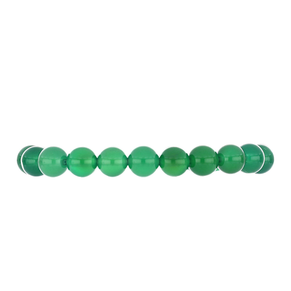 Nugget Armband mit grünem Achat