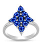 Silberring mit australischem blauem Saphir