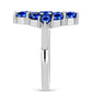 Silberring mit australischem blauem Saphir