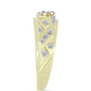 Goldplattierter Silberring mit weißem Diamant und weißem Topas