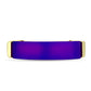 Goldplattierter Silberring mit lila Achat