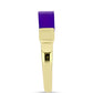Goldplattierter Silberring mit lila Achat