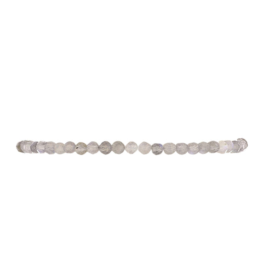 Goldplattiertes Silberarmband mit Labradorit