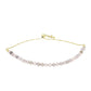 Goldplattiertes Silberarmband mit Labradorit