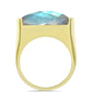 Goldplattierter Silberring mit Labradorit