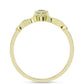 Goldplattierter Silberring mit Labradorit
