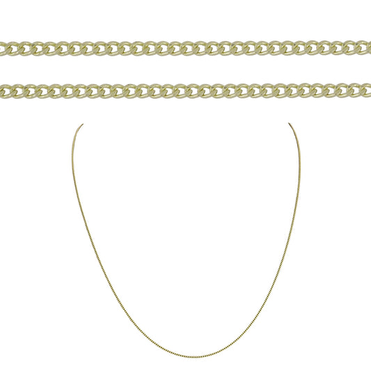 Goldplattierte Silberhalskette