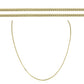 Goldplattierte Silberhalskette