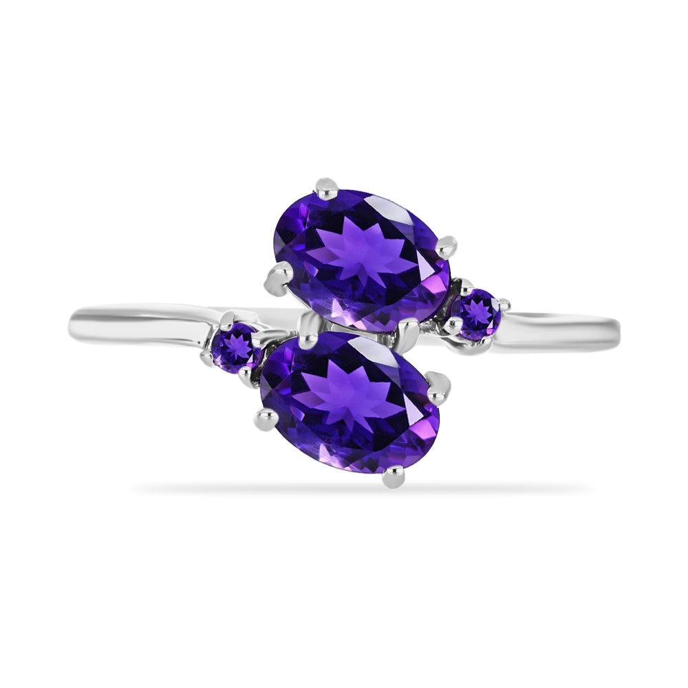 Silberring mit marokkanischem Amethyst