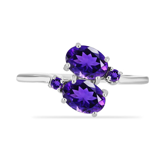 Silberring mit marokkanischem Amethyst