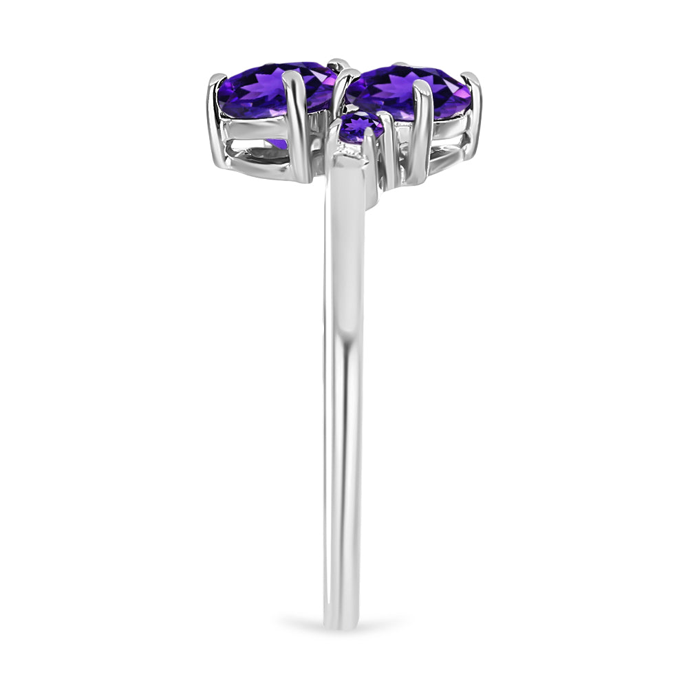 Silberring mit marokkanischem Amethyst 4 