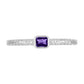 Silberarmband mit marokkanischem Amethyst