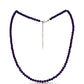 Silberhalskette mit marokkanischem Amethyst