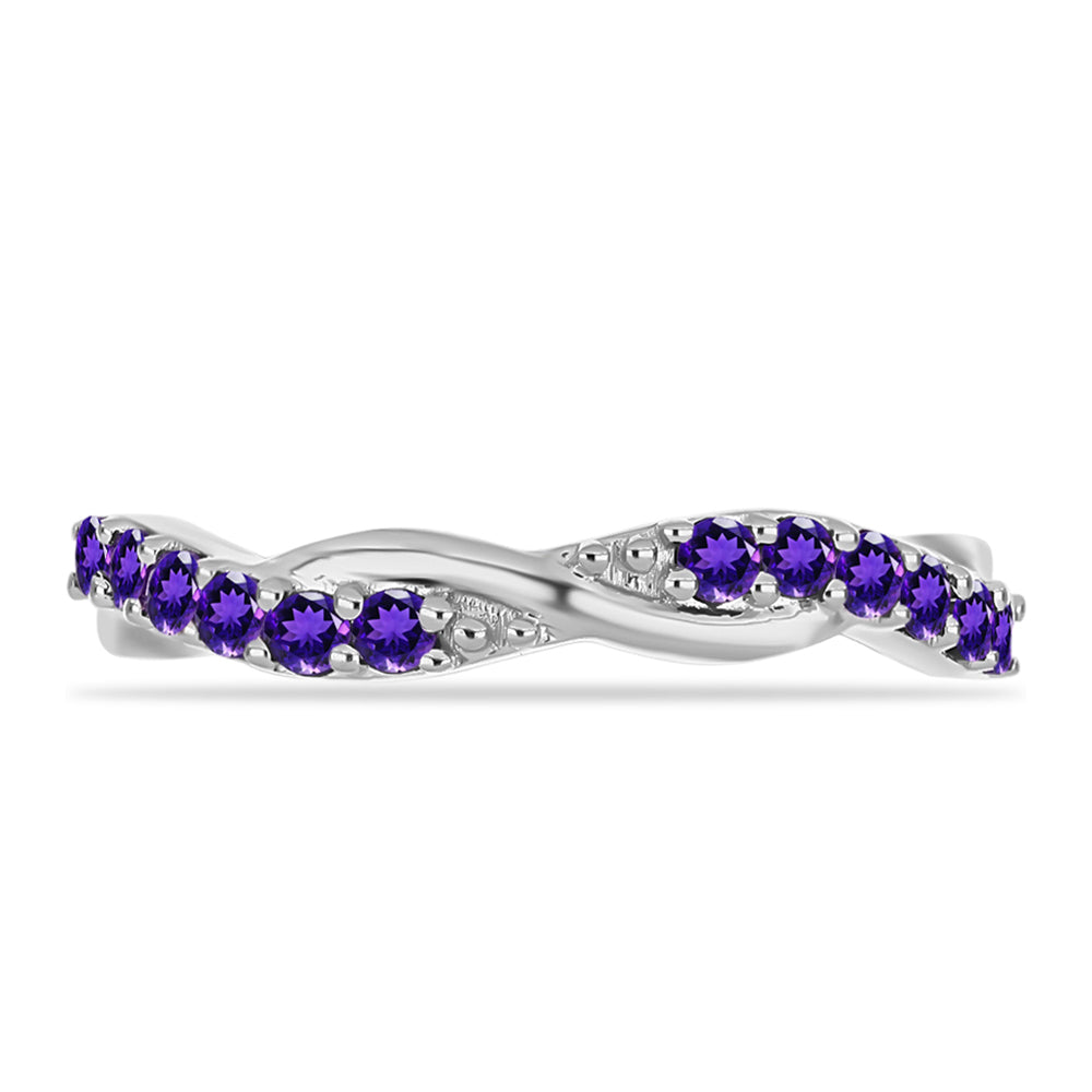 Silberring mit marokkanischem Amethyst