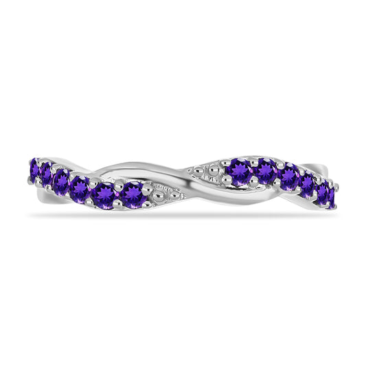 Silberring mit marokkanischem Amethyst