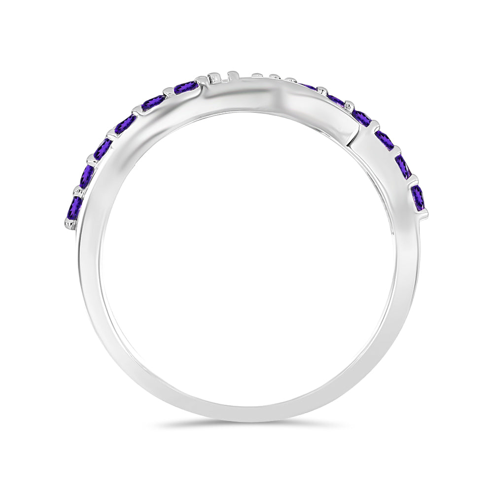 Silberring mit marokkanischem Amethyst