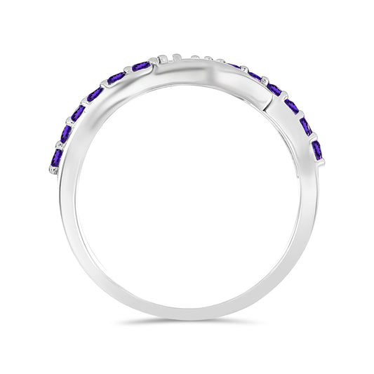 Silberring mit marokkanischem Amethyst