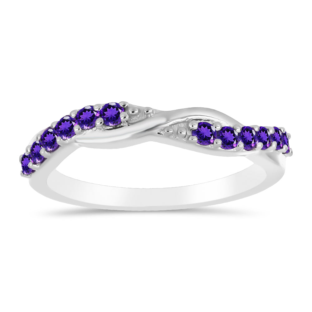 Silberring mit marokkanischem Amethyst