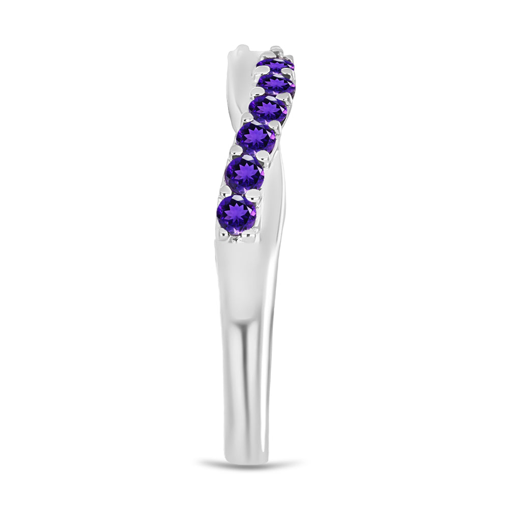Silberring mit marokkanischem Amethyst 4 