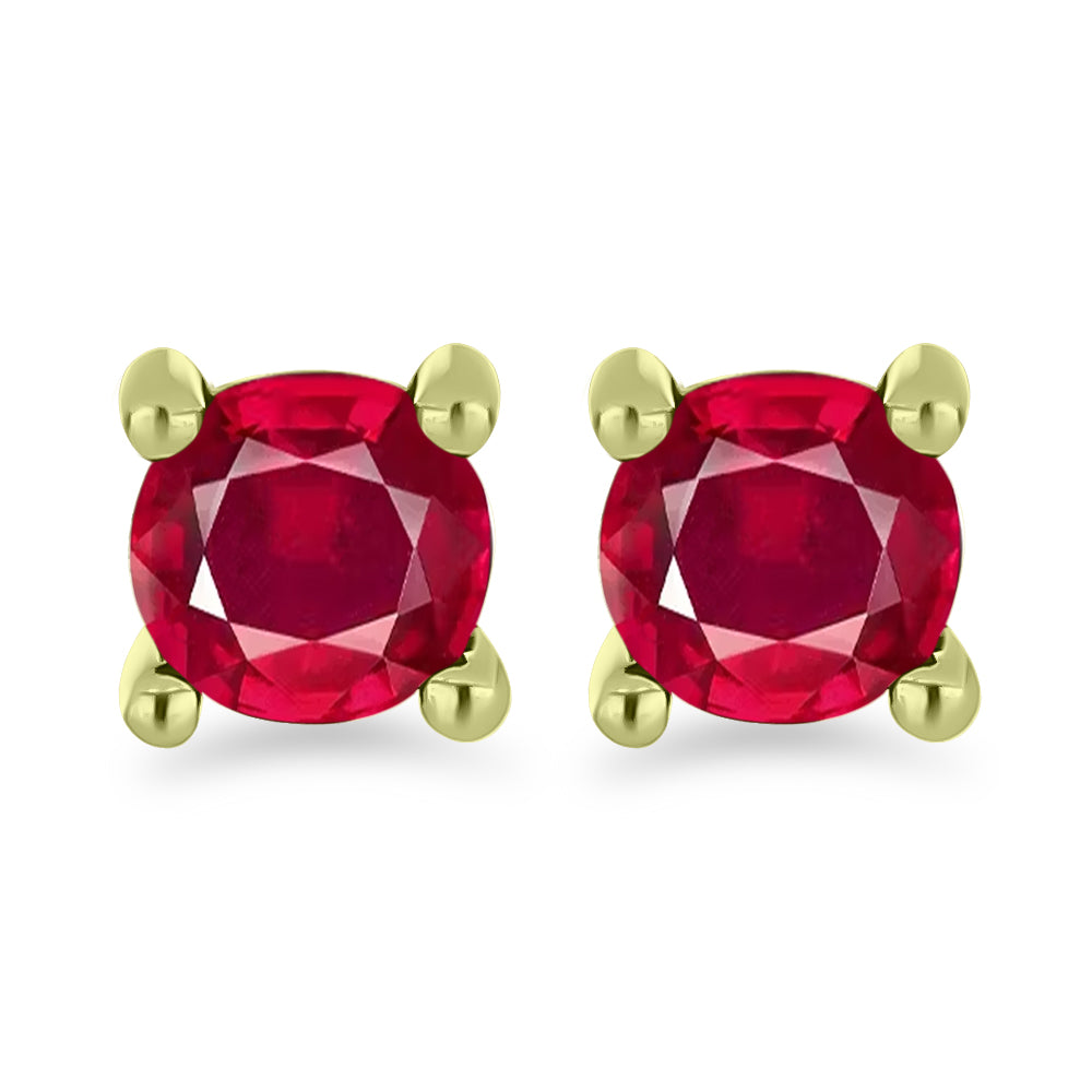 schmuckgarnitur aus Goldplattierte Silber mit weißem Diamant und Rubin aus Madagaskar 4 
