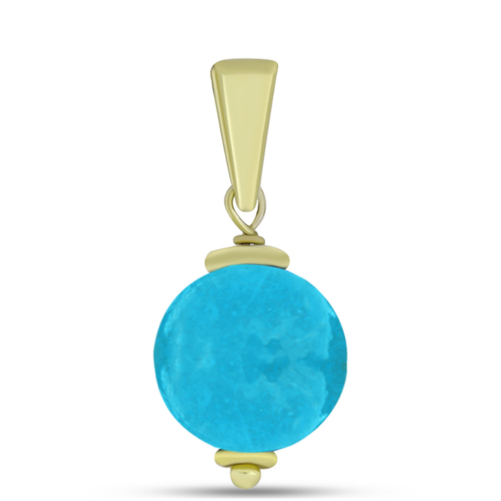 schmuckgarnitur aus Goldplattierte Silber mit blauem Jade 8 