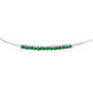 Silberarmband mit sambischem Smaragd
