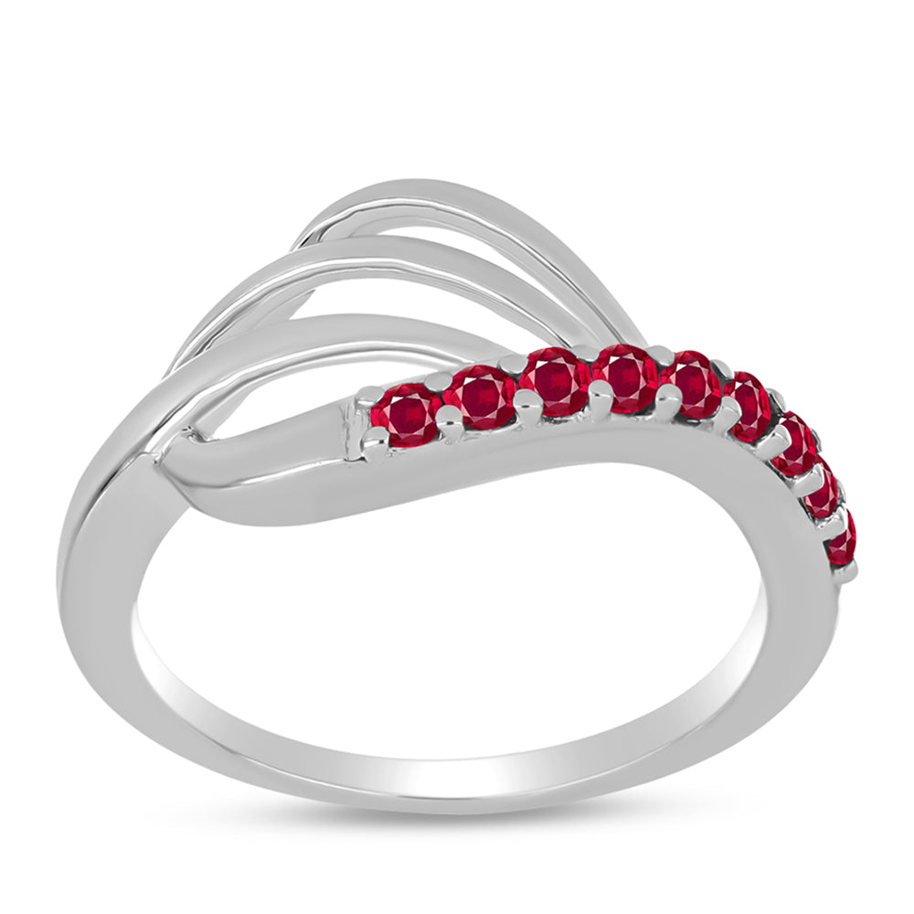 Silberring mit Rubin aus Madagaskar 3 