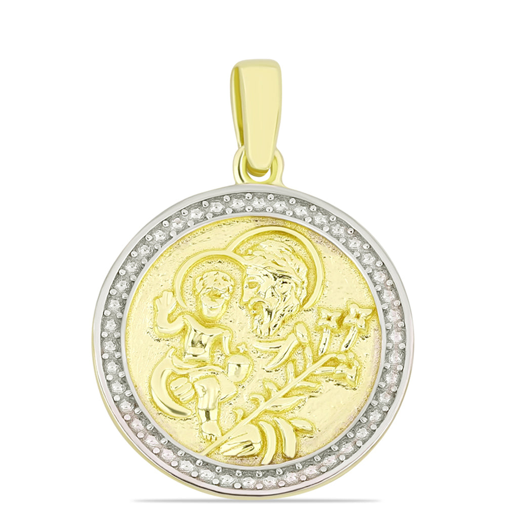 Goldplattierter Silberanhänger