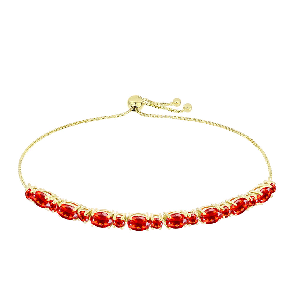 Goldplattiertes Silberarmband mit Feueropal aus Lega Dembi 1 
