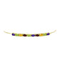 Goldplattiertes Silberarmband mit marokkanischem Amethyst und Zitrin aus dem Ural