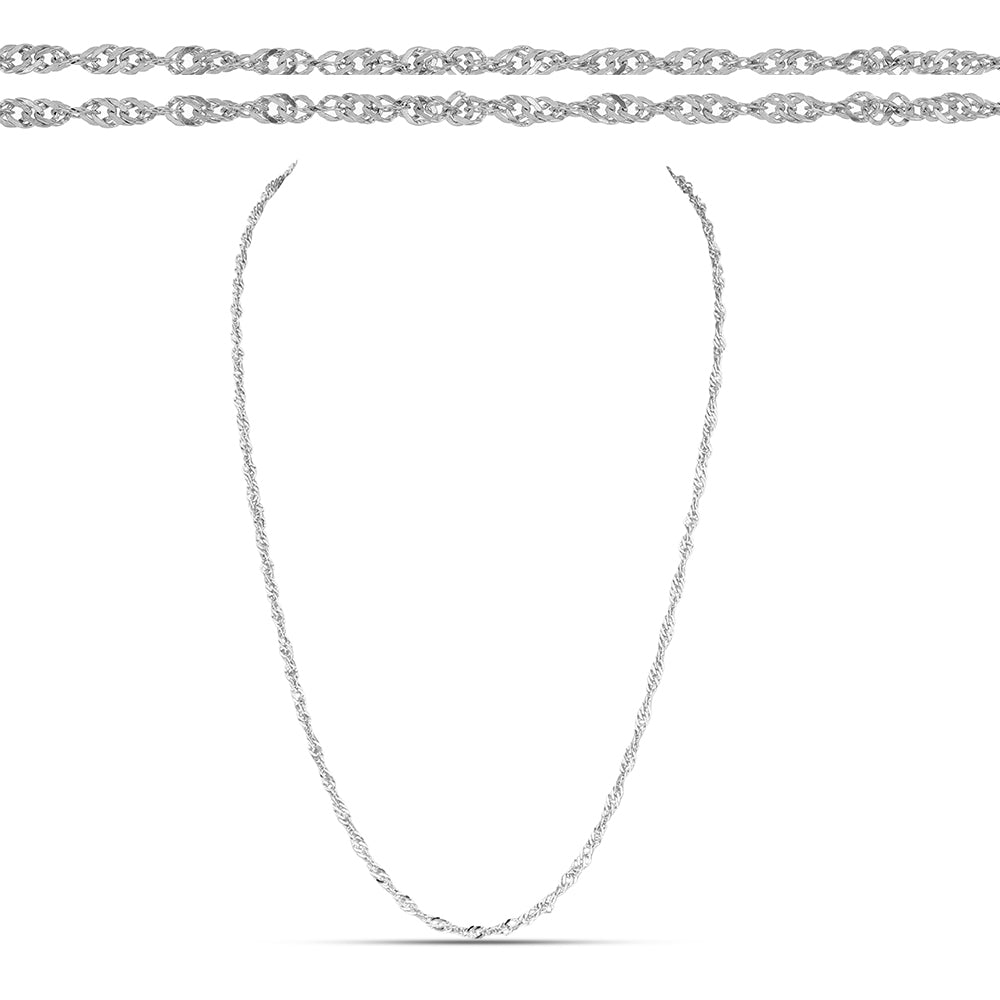 Silberhalskette 1 