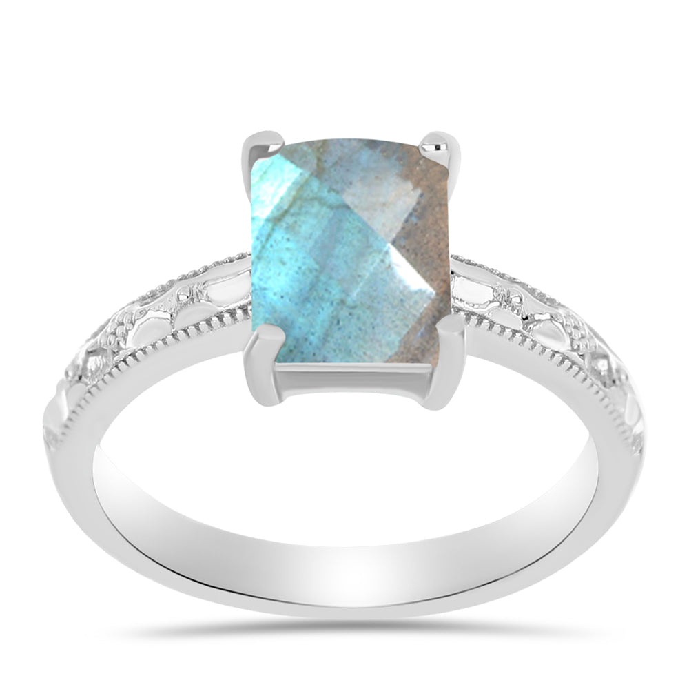 Silberring mit Labradorit 3 