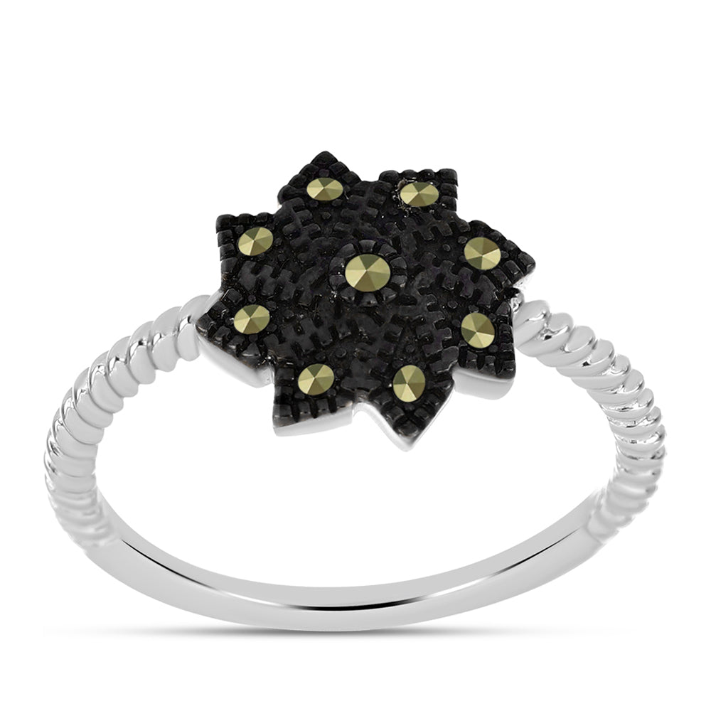 Silberring mit österreichischem Markasit 3 